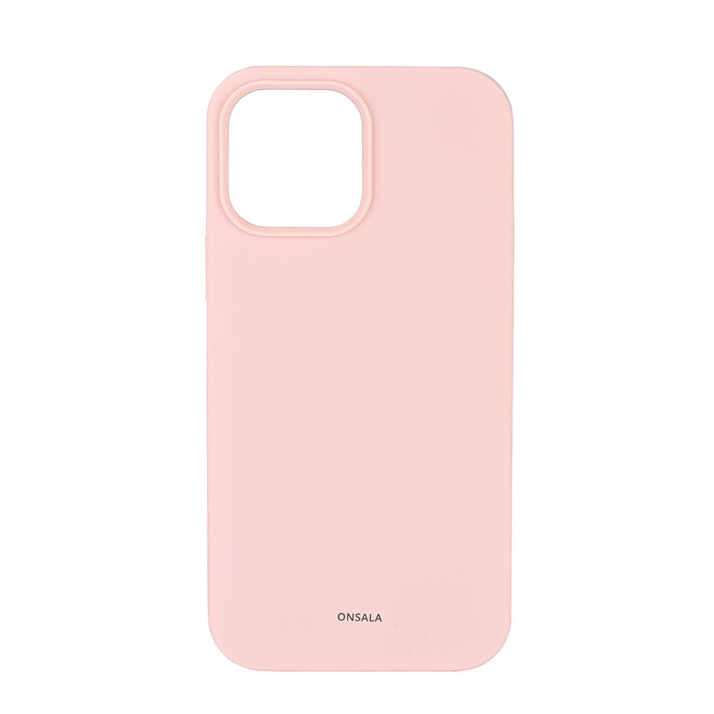 onsala-onsala-mobilecover-silicone-chalk-pink iPhone 13 Pro Max